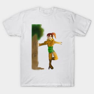 Girl With Nature T-Shirt